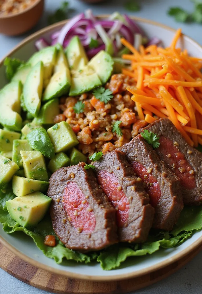 12 Fast & Flavorful Thai Beef Salad Recipes To Cook This Week - 6. Thai Beef Salad with Avocado 1