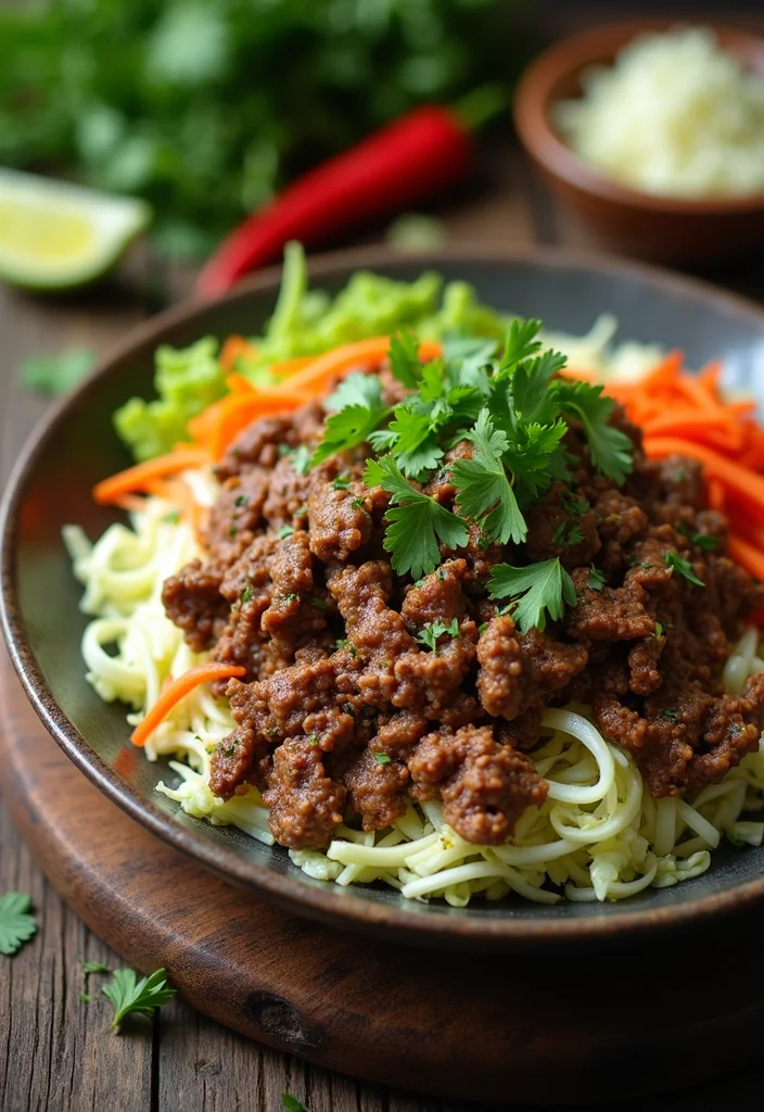 12 Fast & Flavorful Thai Beef Salad Recipes To Cook This Week - 9. Thai Beef Salad with Cabbage and Cilantro 1