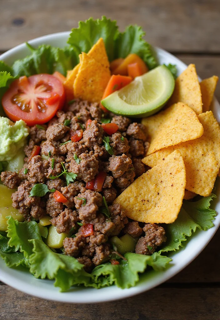 12 Mexican Ground Beef Ideas That Make Dinner So Much Easier - 12. Beef Taco Salad 1