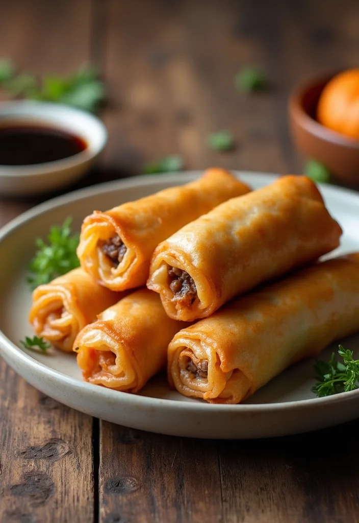 13 Comfort Food Beef Spring Rolls Dishes To Warm Your Night - 1. Classic Beef Spring Rolls 1