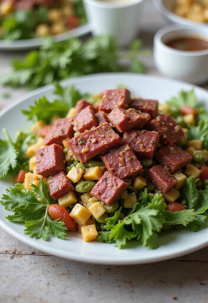 13 Corn Beef Hash Recipes Packed With Big Flavor - 13. Corned Beef Hash Salad 1