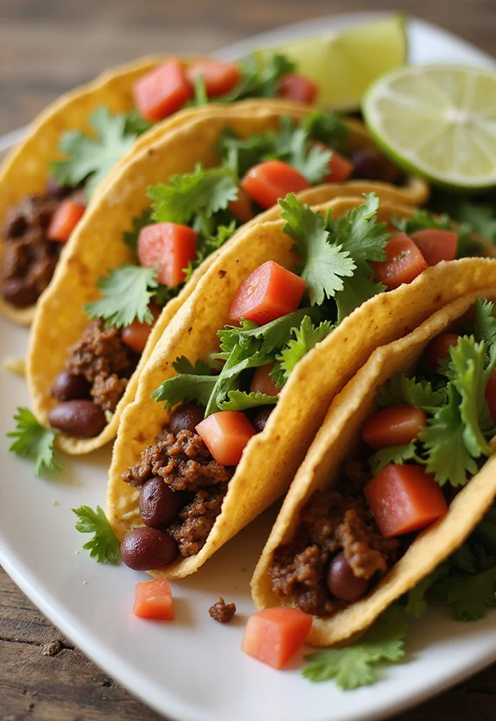 13 Easy Pinto Beans With Ground Beef Meals That Always Impress - 4. Pinto Bean and Ground Beef Tacos 1