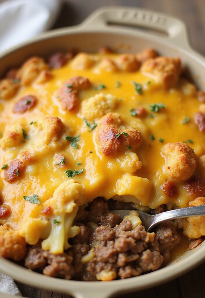 13 Ground Beef Recipes Healthy Recipes Everyone Is Searching For - 11. Ground Beef and Cauliflower Casserole 1
