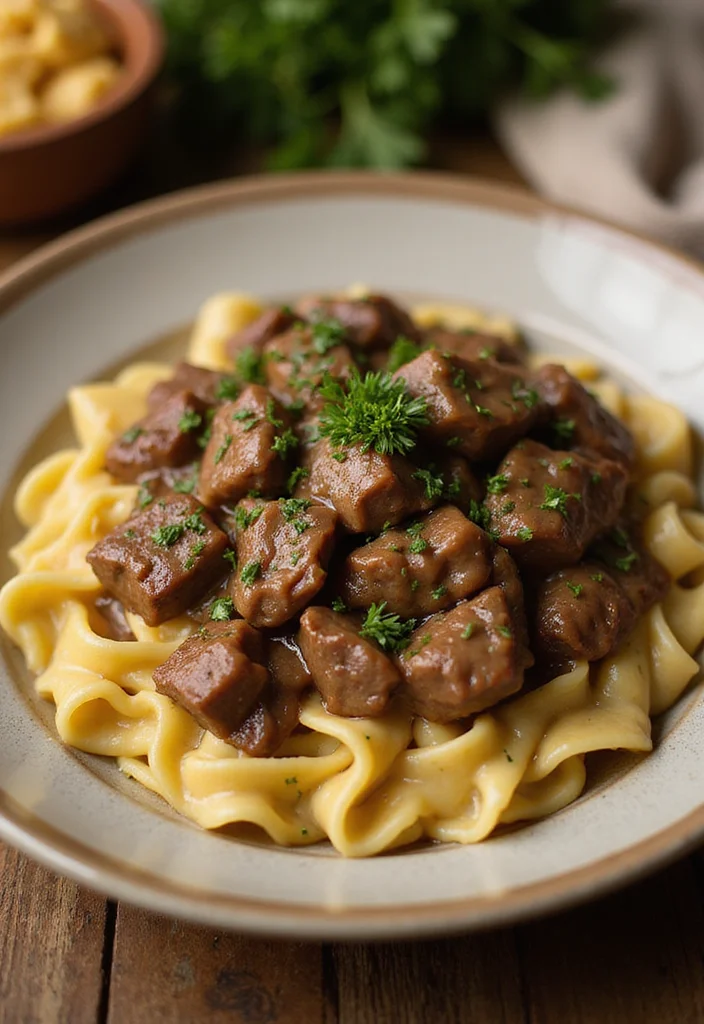 13 Instant Pot Roast Beef Recipes That Taste Incredible - 9. Instant Pot Beef Stroganoff 1