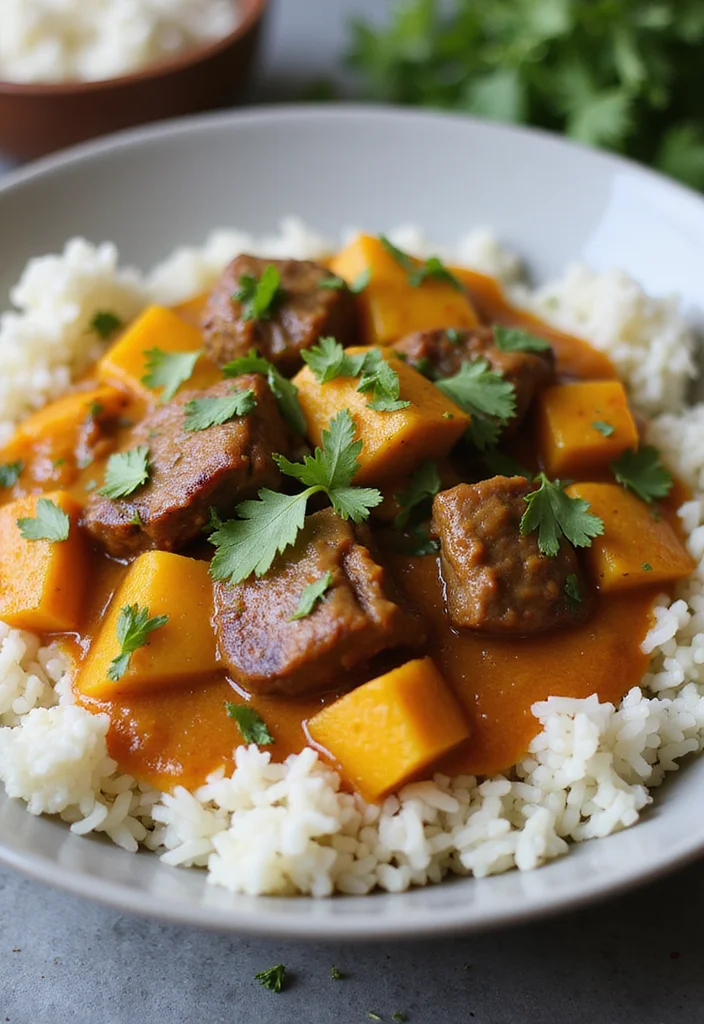 13 Must-Try Beef Curry Slow Cooker Dishes for Busy Nights - 13. Beef Curry with Mango Chutney 1