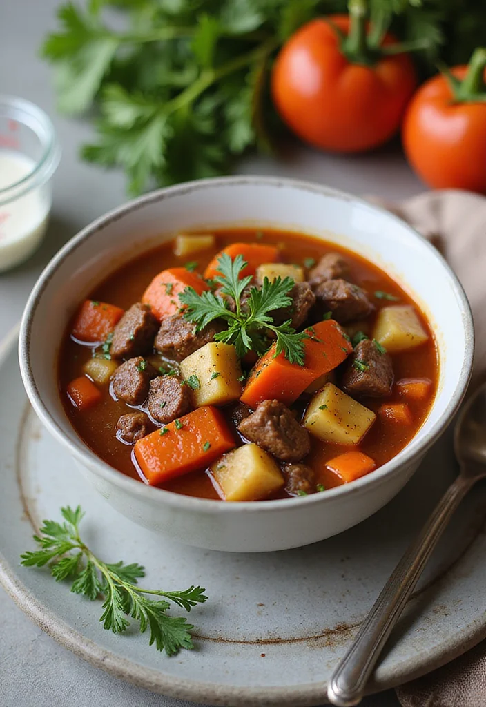 13 Vegetable Beef Stew Crockpot Meals Perfect For Weeknight Cooking - 13. Low-Calorie Vegetable Beef Stew 1