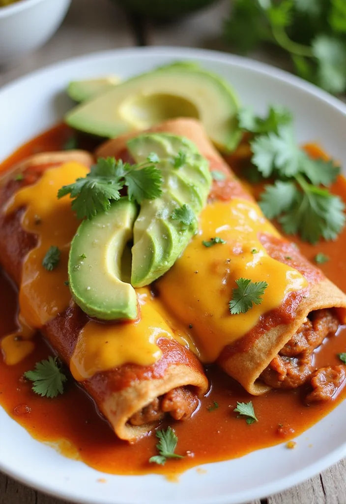 14 Conchitas With Ground Beef Ideas That Make Dinner So Much Easier - 9. Enchilada-Style Conchitas 1