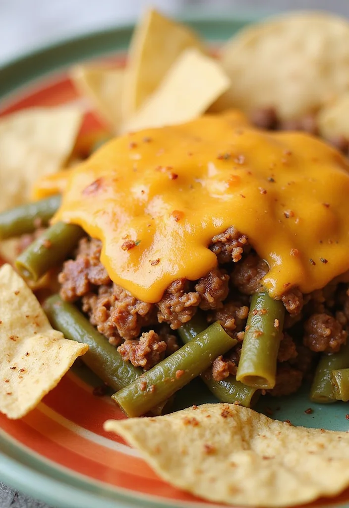 14 Easy Ground Beef Green Bean Casserole Meals That Always Impress - 10. Taco-Style Ground Beef Green Bean Casserole 1