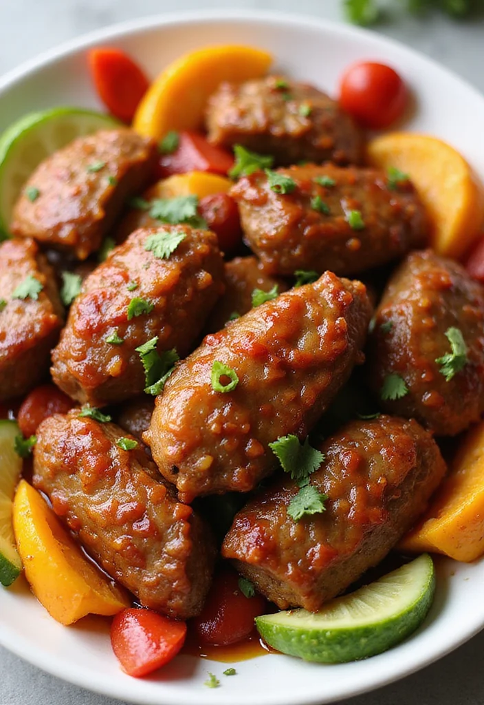 14 Genius Ways To Use Air Fryer Beef Tips Tonight - 2. Sweet and Spicy Beef Tips 1
