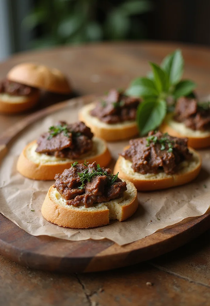 14 Genius Ways To Use Chipped Beef Dip Tonight - 3. Chipped Beef Dip Crostini 1