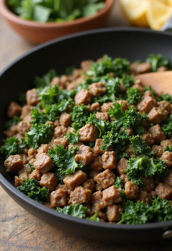14 Ground Beef Hash Meals Perfect For Weeknight Cooking - 10. Ground Beef Hash with Kale 1