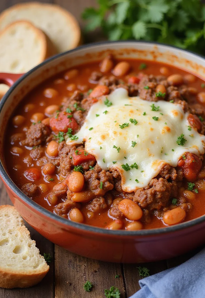 14 Must-Try Baked Beans Recipe With Ground Beef Dishes For Busy Nights - 13. Italian Baked Beans and Ground Beef Bake 1
