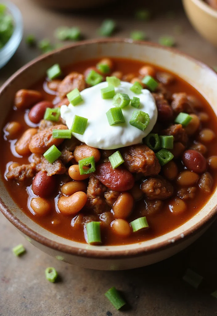 14 Must-Try Baked Beans Recipe With Ground Beef Dishes For Busy Nights - 4. One-Pot Beef and Baked Bean Chili 1
