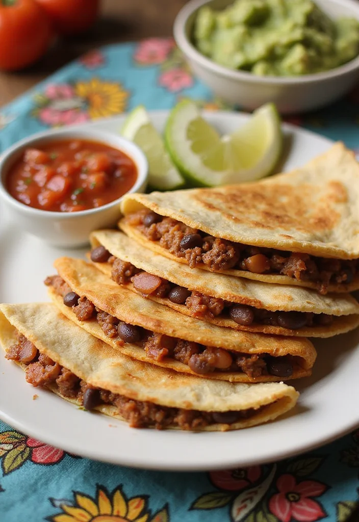 14 Must-Try Baked Beans Recipe With Ground Beef Dishes For Busy Nights - 6. Sweet and Savory Ground Beef and Baked Bean Quesadillas 1