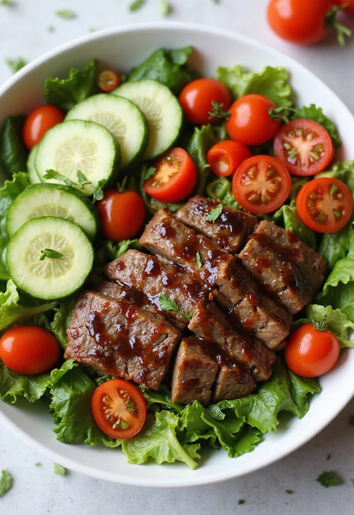 14 Shaved Beef Steak Recipes That Taste Incredible - 5. Beef Steak Salad with Balsamic Dressing 1