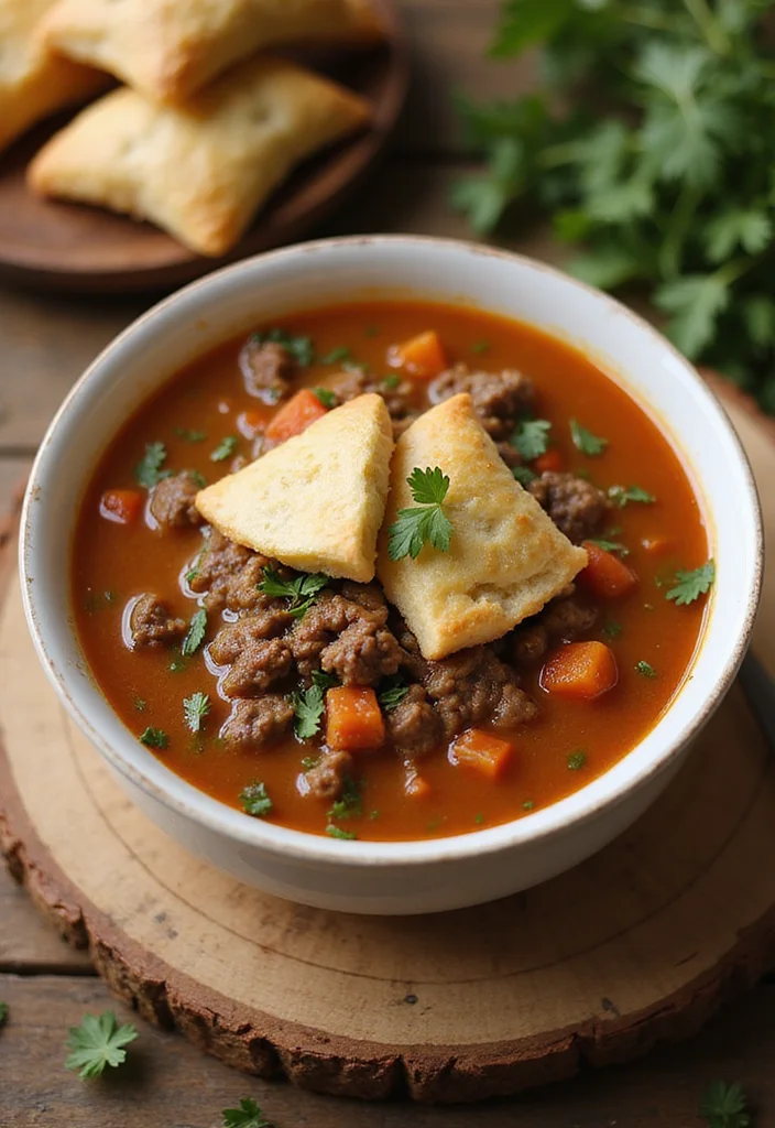 14 Underrated Ground Beef Crescent Roll Recipes Worth Making - 12. Ground Beef Crescent Roll Soup 1