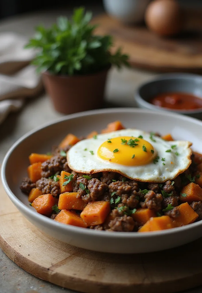 14 Underrated Ground Beef Recipes No Pasta Recipes Worth Making - 5. Ground Beef and Sweet Potato Hash 1