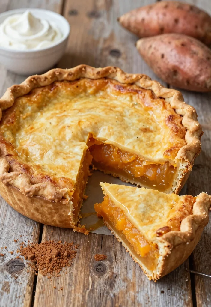 15 Canned Sweet Potato Recipes: Quick Comfort Dishes - 1. Creamy Sweet Potato Pie 1