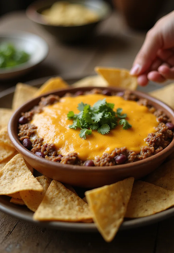 15 Cheese Dip With Ground Beef Meals Perfect For Weeknight Cooking - 10. Cheesy Beef Chili Dip 1