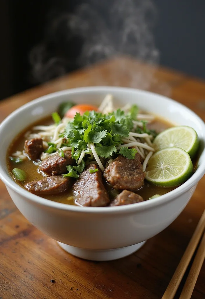 15 Comfort Food Beef Soup Bone Dishes To Warm Your Night - 12. Beef Pho 1