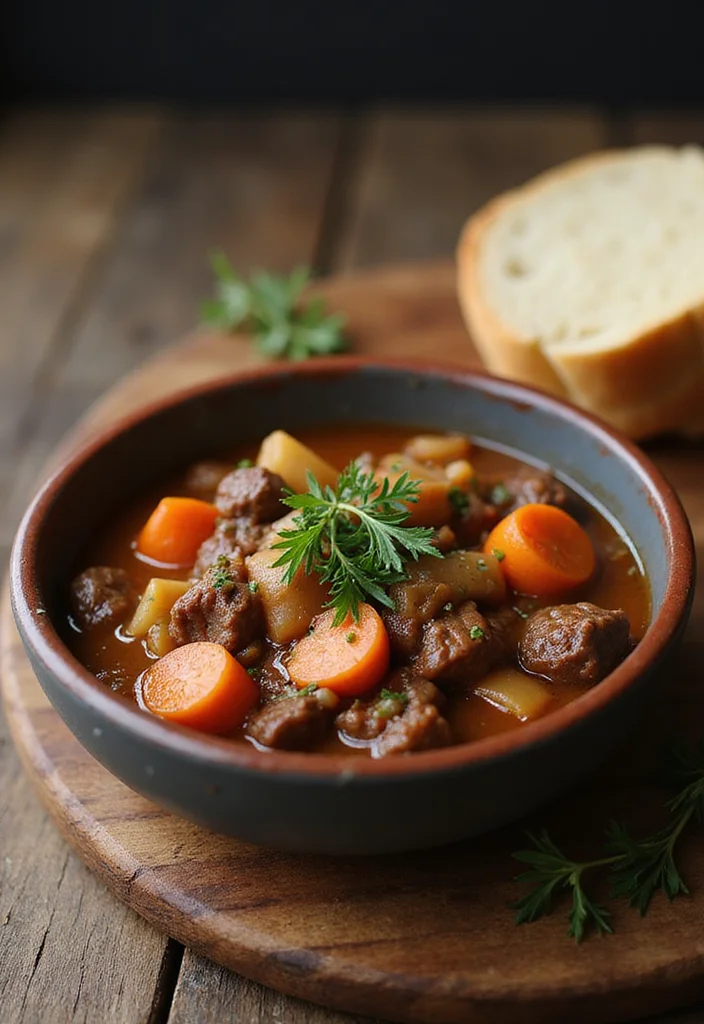 15 Comfort Food Beef Soup Bone Dishes To Warm Your Night - 2. Hearty Beef Stew with Vegetables 1