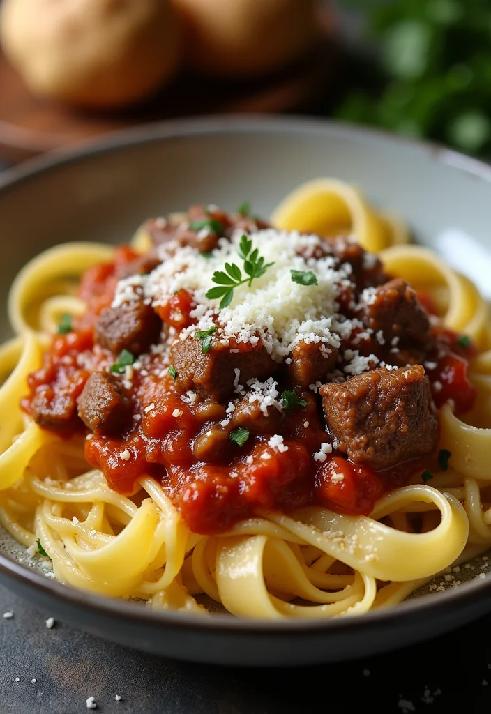 15 Comfort Food Beef Soup Bone Dishes To Warm Your Night - 5. Italian Beef Bone Ragu 1