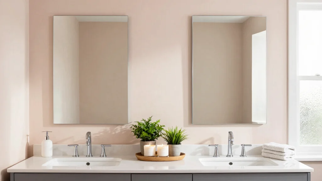 15 Decor Between Two Bathroom Mirrors Ideas With Stylish Balance