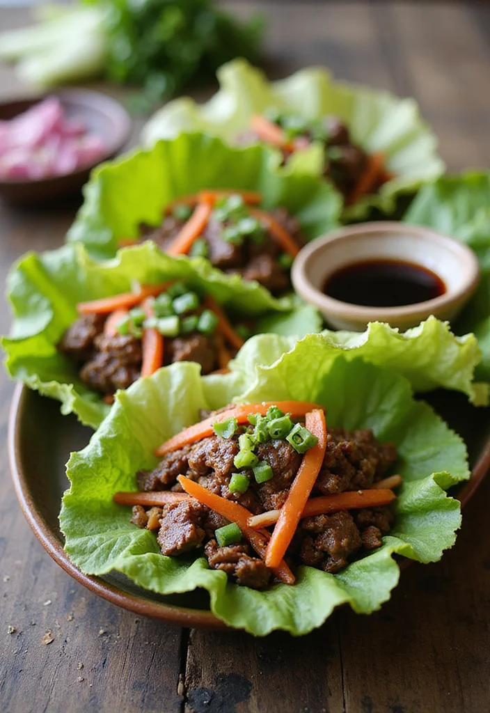 15 Easy Beef Bulgogi Meals That Always Impress - 7. Beef Bulgogi Lettuce Wraps 1