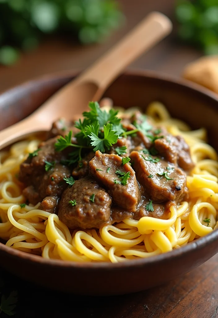 15 Easy Beef Stroganoff Recipe Easy Meals That Always Impress - 1. Classic Beef Stroganoff 1