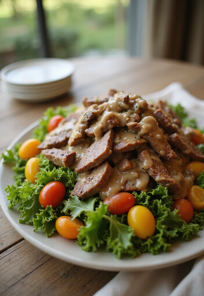 15 Easy Beef Stroganoff Recipe Easy Meals That Always Impress - 15. Beef Stroganoff Salad 1