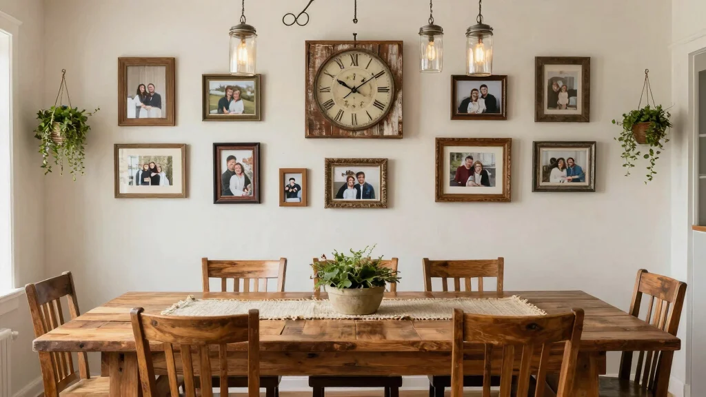15 Farmhouse Dining Room Wall Decor Ideas With Rustic Warmth