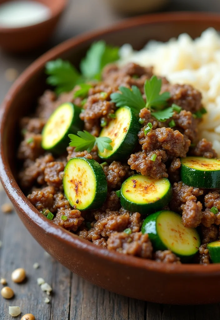 15 Ground Beef Chinese Meals Perfect For Weeknight Cooking - 10. Ground Beef and Zucchini Stir-Fry 1