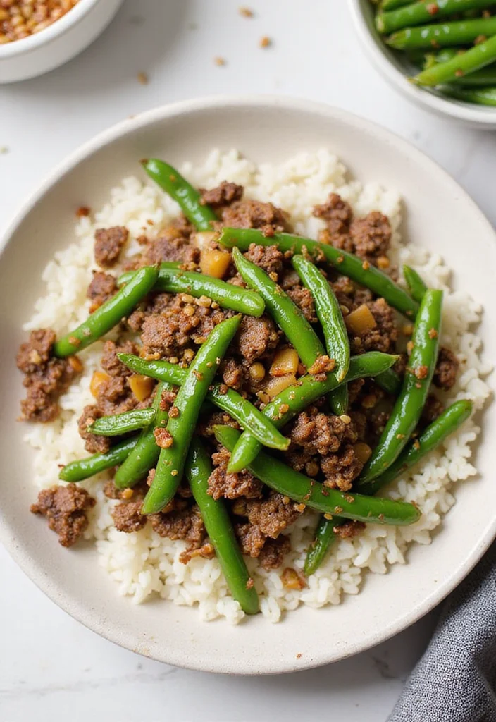 15 Ground Beef Chinese Meals Perfect For Weeknight Cooking - 15. Ground Beef and Green Bean Stir-Fry 1