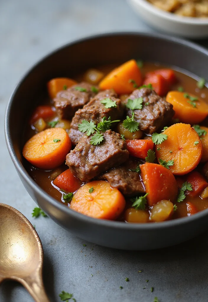 15 Instant Pot Beef Stew Recipes That Taste Incredible - 7. Instant Pot Beef Stew with Sweet Potatoes 1
