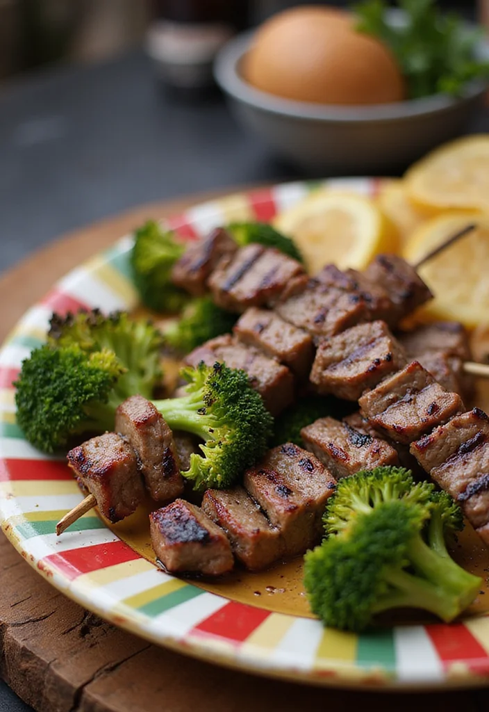 15 Must-Try Low Carb Beef And Broccoli Dishes For Busy Nights - 12. Beef and Broccoli Skewers 1