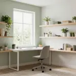 15 Office Wall Shelf Ideas That Maximize Vertical Space