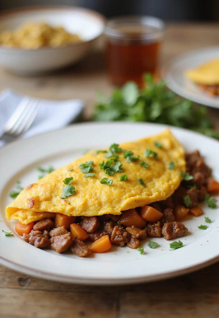 15 Underrated Corned Beef Hash Canned Recipes Worth Making - 12. Corned Beef Hash Omelette 1