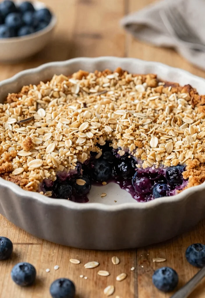 16 Blueberry Dump Cake Recipes: Sweet & Easy Gluten-Free Desserts - 12. Gluten-Free Blueberry Dump Cake with Oats 1