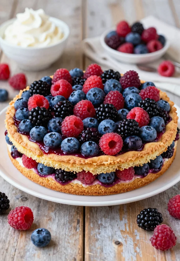 16 Blueberry Dump Cake Recipes: Sweet & Easy Gluten-Free Desserts - 6. Berry Medley Dump Cake 1