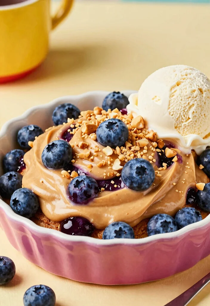 16 Blueberry Dump Cake Recipes: Sweet & Easy Gluten-Free Desserts - 9. Peanut Butter Blueberry Dump Cake 1