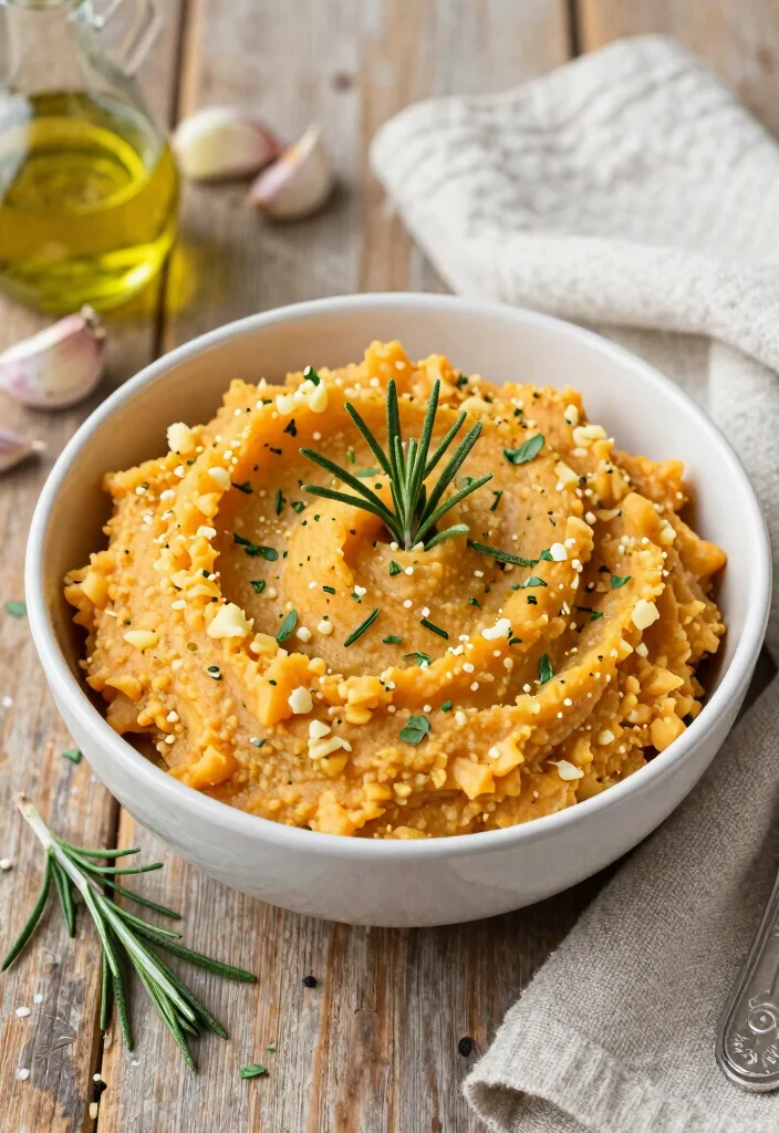 16 Boiled Sweet Potato Recipes: Wholesome Comfort Food for Family Meals - 1. Herbed Garlic Mashed Sweet Potatoes 1