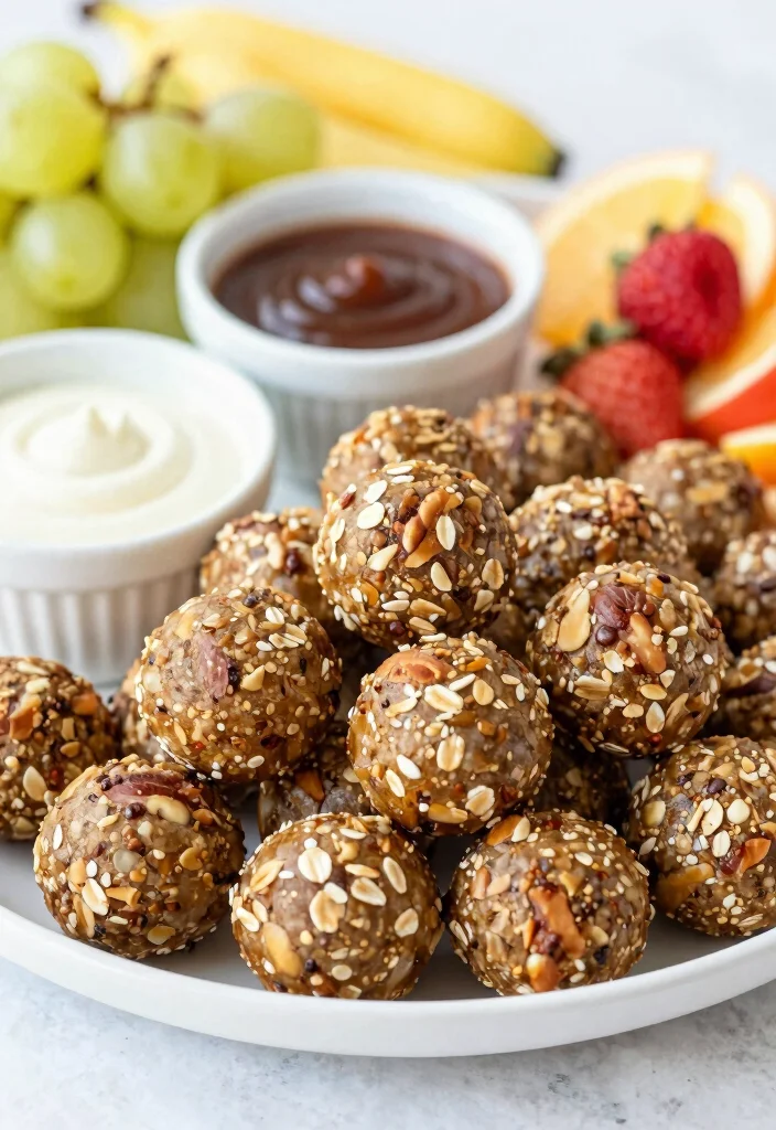 16 Christmas Snack Mix Recipes: Sweet Salty Holiday Treats - 16. Nutty Protein Balls Mix 1