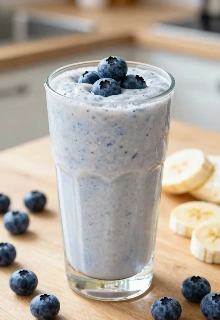 16 Coconut Water Drink Recipes: Hydrating Tropical Drinks - 11. Coconut Blueberry Smoothie 1