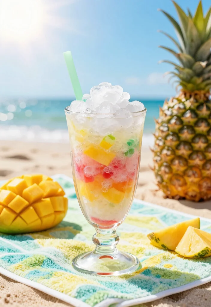 16 Coconut Water Drink Recipes: Hydrating Tropical Drinks - 14. Tropical Coconut Water Slush 1