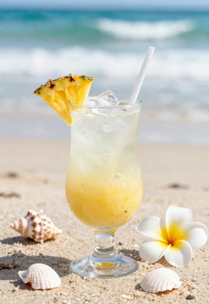 16 Coconut Water Drink Recipes: Hydrating Tropical Drinks - 3. Pineapple Coconut Cooler 1