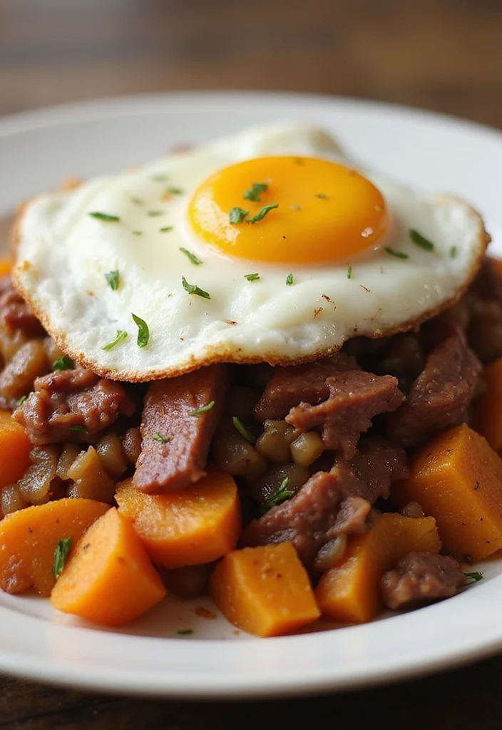 16 Crowd-Pleaser Corned Beef Dinner Ideas You'll Save Immediately - 8. Corned Beef and Sweet Potato Hash 1