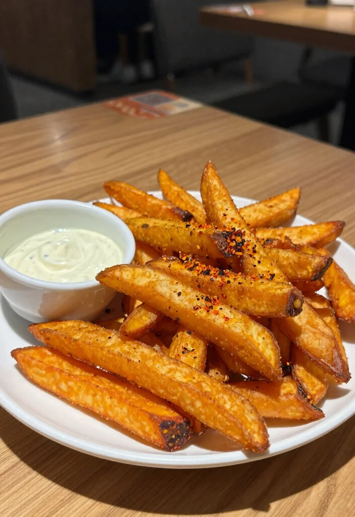 16 Cubed Sweet Potato Recipes: Crispy Versatile Sides - 3. Spicy Sweet Potato Fries 1