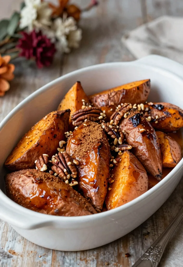 16 Cubed Sweet Potato Recipes: Crispy Versatile Sides - 4. Maple Glazed Sweet Potatoes 1