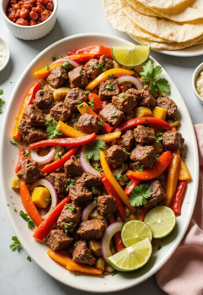 16 Easy Ground Beef Instant Pot Meals That Always Impress - 13. Instant Pot Beef Fajitas 1