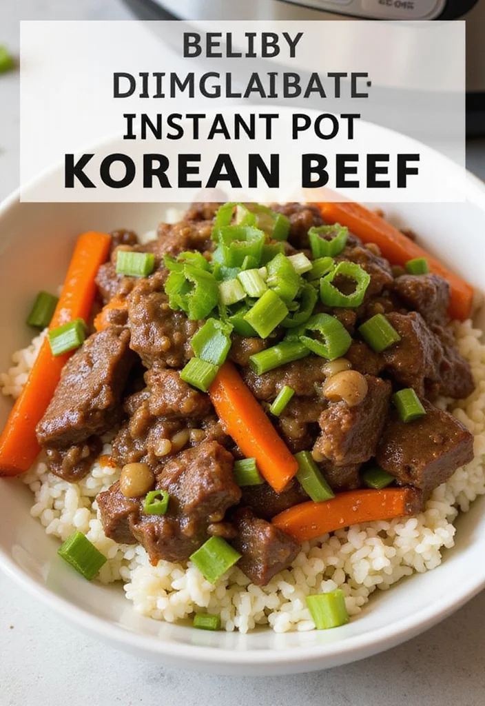 16 Easy Ground Beef Instant Pot Meals That Always Impress - 14. Instant Pot Korean Beef Bowls 1